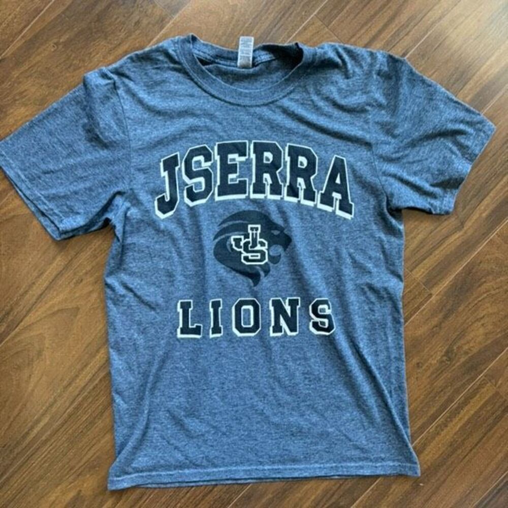 J Sierra Lions S blue tee shirt